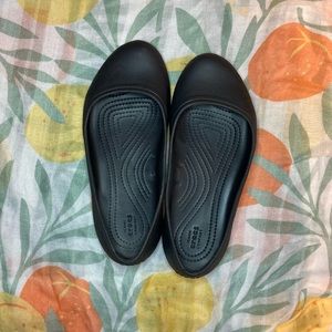 Crocs Women's at Work Ballet Flats Slip Resistant Work Shoes